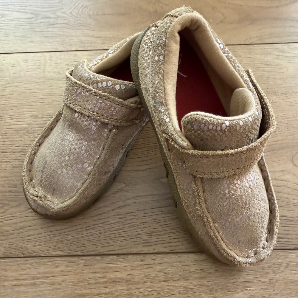Twisted X Baby Shoes Toddler Bomber Serape Driving Moc Leather 8M Western Cowboy